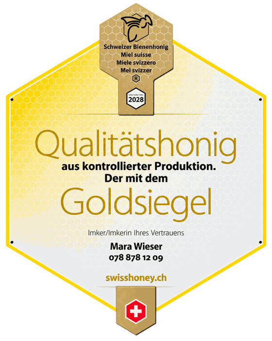 apisuisse Goldsiegel – Qualitätshonig aus kontrollierter Produktion, Mara Wieser